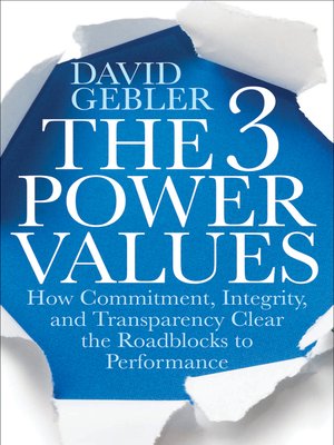cover image of The 3 Power Values